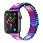 Correia de Relógio de Metal Magnética de Aço Inoxidável Bamboo, Para Apple Watch Series 6 40mm, Para Apple Watch Series 6 44mm, Para Apple Watch Series 5 44mm, Para Apple Watch Series 5 40mm, Para Apple Watch Series 4 44mm, Para Apple Watch Series 4 40mm