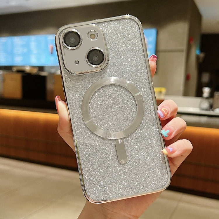 Capa de Telemóvel TPU MagSafe com Electroplating de Glitter, Para iPhone 16 Pro, Para iPhone 16 Plus, Para iPhone 16, Para iPhone 15 Pro Max, Para iPhone 15 Pro, Para iPhone 15 Plus