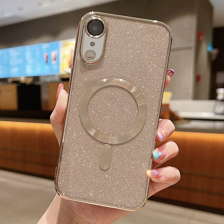 Capa de Telemóvel TPU MagSafe com Electroplating de Glitter, Para iPhone 11 Pro Max, Para iPhone 11, Para iPhone 11 Pro, Para iPhone X / XS, Para iPhone XR, Para iPhone XS Max