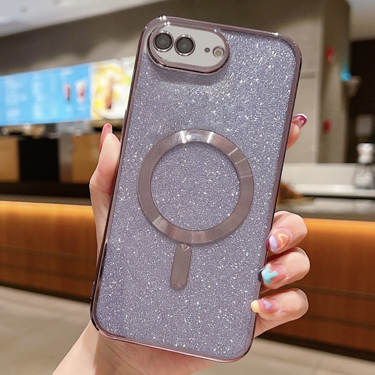 Capa de Telemóvel TPU MagSafe com Electroplating de Glitter, Para iPhone 7 Plus / 8 Plus