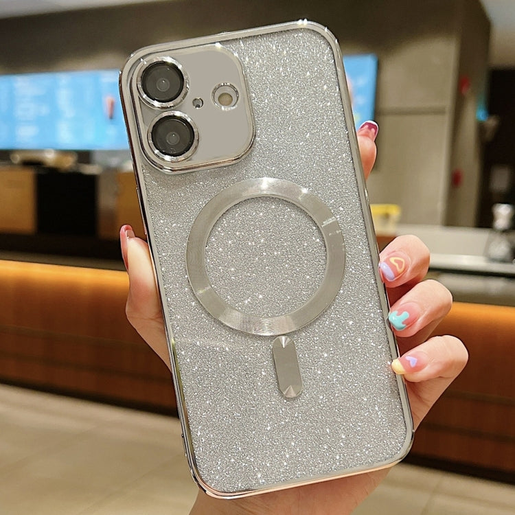 Capa de Telemóvel TPU MagSafe com Electroplating de Glitter, Para iPhone 16 Pro, Para iPhone 16 Plus, Para iPhone 16, Para iPhone 15 Pro Max, Para iPhone 15 Pro, Para iPhone 15 Plus