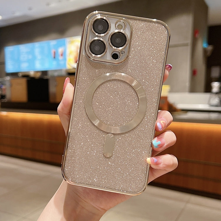Capa de Telemóvel TPU MagSafe com Electroplating de Glitter, Para iPhone 16 Pro, Para iPhone 16 Plus, Para iPhone 16, Para iPhone 15 Pro Max, Para iPhone 15 Pro, Para iPhone 15 Plus