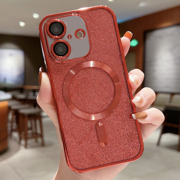 Capa de Telemóvel TPU MagSafe com Electroplating de Glitter, Para iPhone 16 Pro, Para iPhone 16 Plus, Para iPhone 16, Para iPhone 15 Pro Max, Para iPhone 15 Pro, Para iPhone 15 Plus