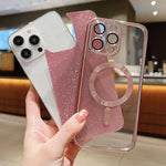 Capa de Telemóvel TPU MagSafe com Electroplating de Glitter, Para iPhone 11 Pro Max, Para iPhone 11, Para iPhone 11 Pro, Para iPhone X / XS, Para iPhone XR, Para iPhone XS Max