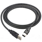 Cabo adaptador JUNSUNMAY Firewire IEEE 1394 macho de 6 pinos para USB 2.0 macho, 1.8m, 3m, 4.5m