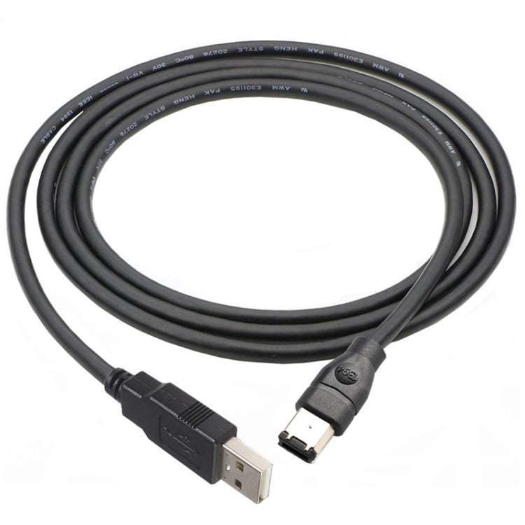 Cabo adaptador JUNSUNMAY Firewire IEEE 1394 macho de 6 pinos para USB 2.0 macho, 1.8m, 3m, 4.5m