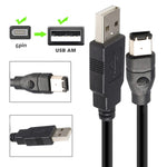 Cabo adaptador JUNSUNMAY Firewire IEEE 1394 macho de 6 pinos para USB 2.0 macho, 1.8m, 3m, 4.5m
