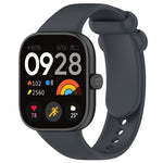 Solid Color Liquid Silicone Watch Band, For Redmi Watch 4