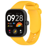 Solid Color Liquid Silicone Watch Band, For Redmi Watch 4