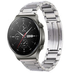 H-Shaped Folding Buckle Stainless Steel Metal Watch Band, For Huawei Watch GT4 46mm, For Huawei Watch 4 / 4 Pro, For Huawei Watch Ultimate / Buds, For Huawei Watch GT3 SE, For Huaei Watch 3 Pro New, For Huawei Watch GT3 Pro 46mm / Watch GT3 46mm       ...