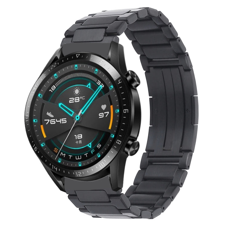 H-Shaped Folding Buckle Stainless Steel Metal Watch Band, For Huawei Watch GT4 46mm, For Huawei Watch 4 / 4 Pro, For Huawei Watch Ultimate / Buds, For Huawei Watch GT3 SE, For Huaei Watch 3 Pro New, For Huawei Watch GT3 Pro 46mm / Watch GT3 46mm       ...