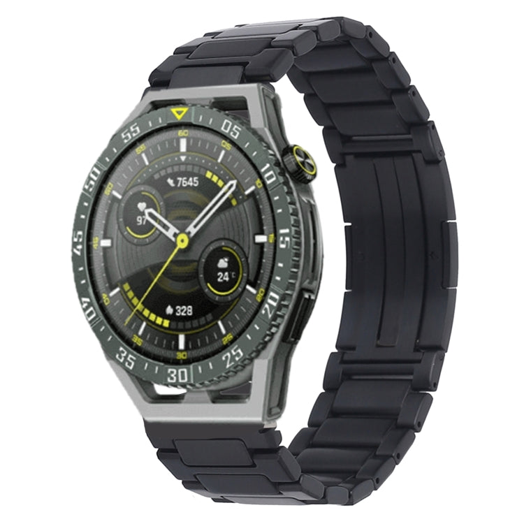 H-Shaped Folding Buckle Stainless Steel Metal Watch Band, For Huawei Watch GT4 46mm, For Huawei Watch 4 / 4 Pro, For Huawei Watch Ultimate / Buds, For Huawei Watch GT3 SE, For Huaei Watch 3 Pro New, For Huawei Watch GT3 Pro 46mm / Watch GT3 46mm       ...