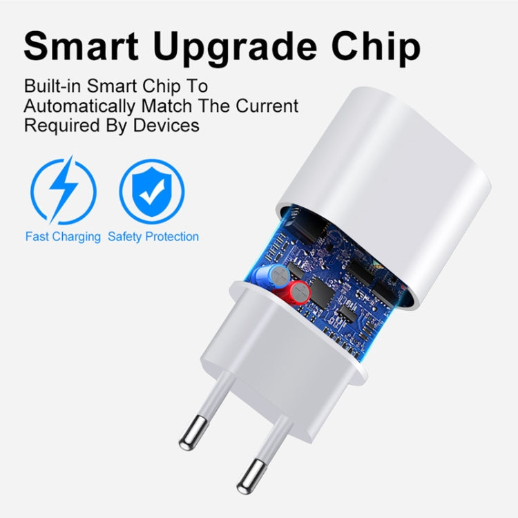 Carregador PD35W USB-C / Tipo-C para Série iPhone / iPad, Ficha UE, Ficha UE