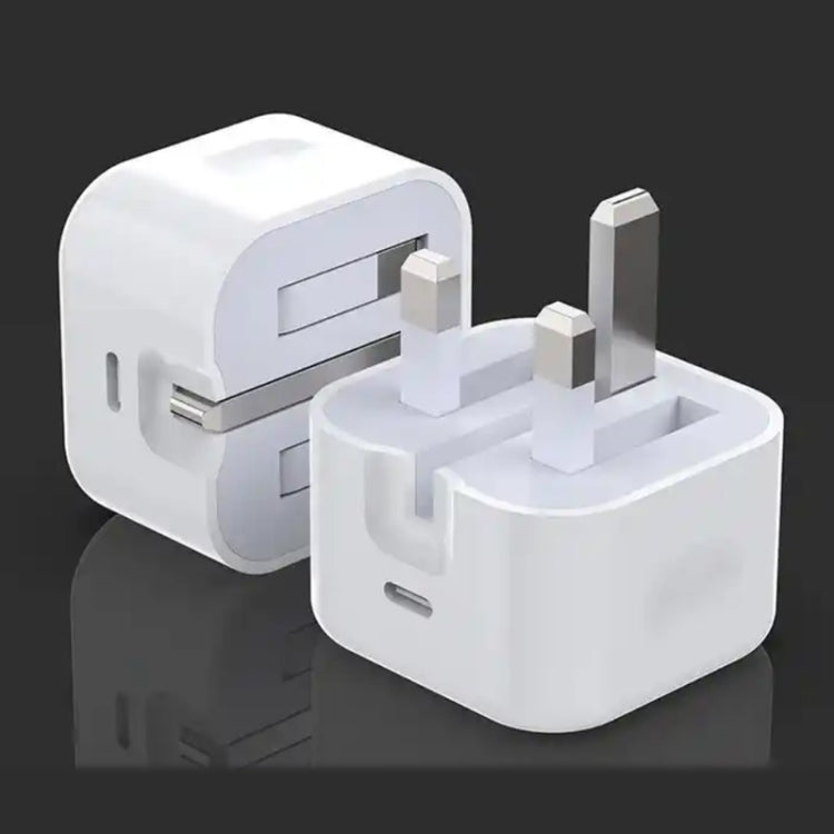 Carregador PD35W USB-C / Tipo-C com Cabo de Dados Tipo-C para Tipo-C de 1m, Ficha UK, Ficha UK + Cabo Tipo-C