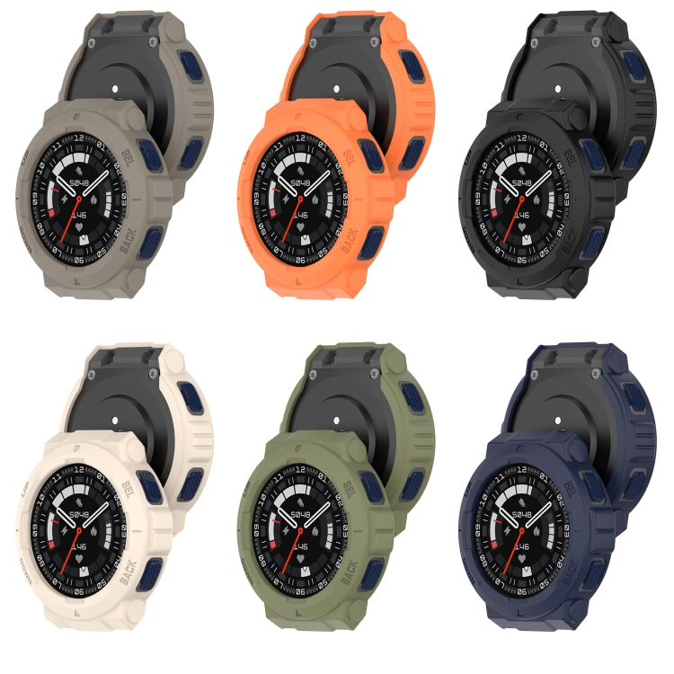 Armored Hollow Half Pack TPU Watch Protective Case, For Amazfit Active Edge A2212