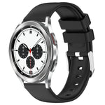 Pulseira de Silicone Lisa de Cor Sólida 20mm, Para Samsung Galaxy Watch 4 Classic 42mm, Para Samsung Galaxy Watch Active 2 44mm, Para Samsung Galaxy Watch Active 2 40mm, Para Samsung Galaxy Watch 42mm