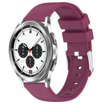 Pulseira de Silicone Lisa de Cor Sólida 20mm, Para Samsung Galaxy Watch 4 Classic 42mm, Para Samsung Galaxy Watch Active 2 44mm, Para Samsung Galaxy Watch Active 2 40mm, Para Samsung Galaxy Watch 42mm