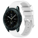 Pulseira de Silicone Lisa de Cor Sólida 20mm, Para Samsung Galaxy Watch 4 Classic 42mm, Para Samsung Galaxy Watch Active 2 44mm, Para Samsung Galaxy Watch Active 2 40mm, Para Samsung Galaxy Watch 42mm