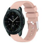Pulseira de Silicone Lisa de Cor Sólida 20mm, Para Samsung Galaxy Watch 4 Classic 42mm, Para Samsung Galaxy Watch Active 2 44mm, Para Samsung Galaxy Watch Active 2 40mm, Para Samsung Galaxy Watch 42mm