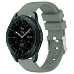 Pulseira de Silicone Lisa de Cor Sólida 20mm, Para Samsung Galaxy Watch 4 Classic 42mm, Para Samsung Galaxy Watch Active 2 44mm, Para Samsung Galaxy Watch Active 2 40mm, Para Samsung Galaxy Watch 42mm