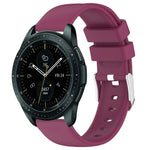 Pulseira de Silicone Lisa de Cor Sólida 20mm, Para Samsung Galaxy Watch 4 Classic 42mm, Para Samsung Galaxy Watch Active 2 44mm, Para Samsung Galaxy Watch Active 2 40mm, Para Samsung Galaxy Watch 42mm