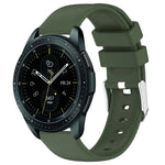 Pulseira de Silicone Lisa de Cor Sólida 20mm, Para Samsung Galaxy Watch 4 Classic 42mm, Para Samsung Galaxy Watch Active 2 44mm, Para Samsung Galaxy Watch Active 2 40mm, Para Samsung Galaxy Watch 42mm