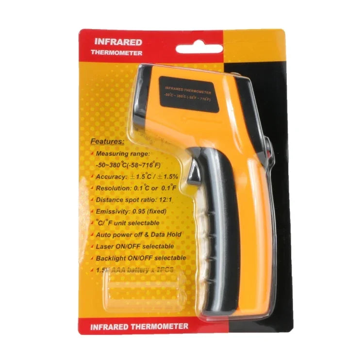Controlador Digital de Sensor de Temperatura Infravermelho Laser GM320 Termómetro Portátil, GM320