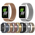 For Samsung Galaxy Fit 3 Milanese Metal Steel Mesh Watch Band, Silver, Black, Gray, Pink, Starlight, Gold, Rose Gold