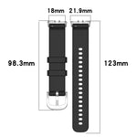 For Samsung Galaxy Fit 3 SM-R390 Metal Connector Liquid Glossy Silicone Watch Band, Black, Orange, Red, Dark Gray, Purple, Starlight, Dark Blue, Green, White, Light Pink