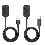 Cabo de Carregamento para Smartwatch Samsung Galaxy Fit 3 SM-R390 com Chip, Tipo-C / USB-C, USB-A