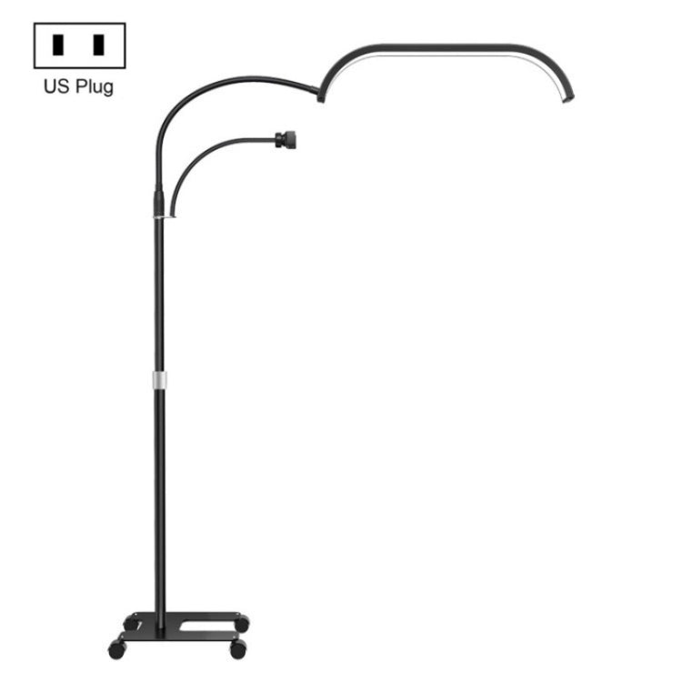 Lâmpada LED Lunar de Pé HD-G63X com Dimerização Remota, Lâmpada de Beleza para Manicure e Pestanas, Plugue US, Plugue UK, Plugue EU, Plugue AU