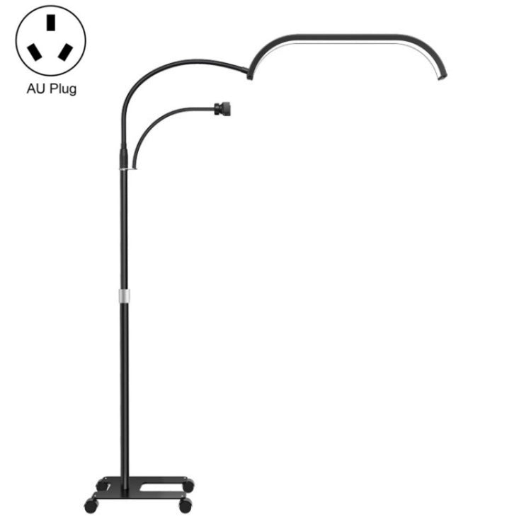Lâmpada LED Lunar de Pé HD-G63X com Dimerização Remota, Lâmpada de Beleza para Manicure e Pestanas, Plugue US, Plugue UK, Plugue EU, Plugue AU
