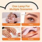 Lâmpada LED Lunar de Pé HD-G63X com Dimerização Remota, Lâmpada de Beleza para Manicure e Pestanas, Plugue US, Plugue UK, Plugue EU, Plugue AU