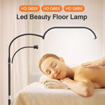 Lâmpada LED Lunar de Pé HD-G63X com Dimerização Remota, Lâmpada de Beleza para Manicure e Pestanas, Plugue US, Plugue UK, Plugue EU, Plugue AU
