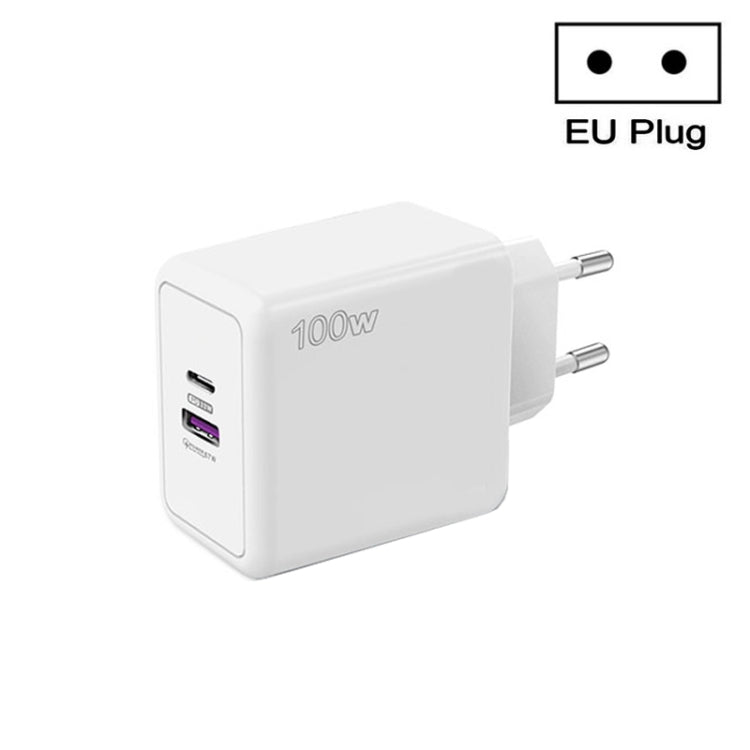Carregador de Telemóvel USB 67W / Tipo-C PD 33W de Carregamento Super Rápido com Protocolo Completo, Ficha UE, Ficha UE