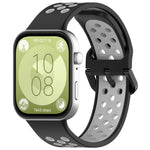 Two Color Silicone Sports Watch Band, For Huawei Watch Fit 3