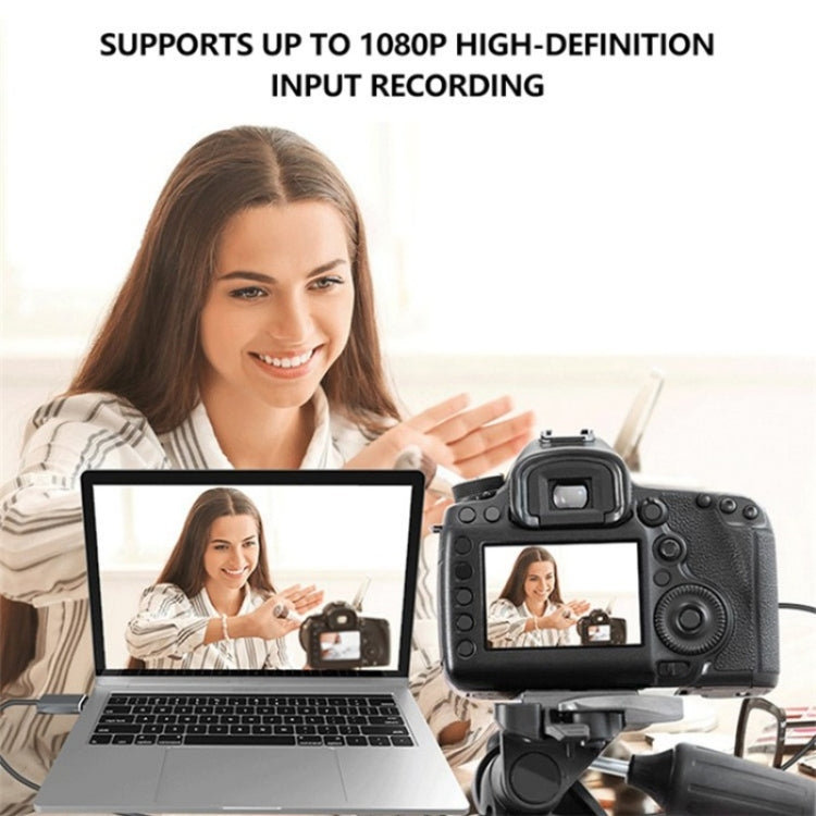 C30 For Game Live Streaming Aluminum Alloy USB Male to HDMI Female HD Video Capture Card, C30