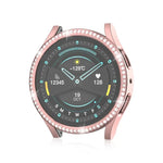 For Samsung Galaxy Watch 7 40mm Single Diamond Hollow PC Watch Protective Case