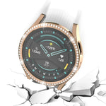 For Samsung Galaxy Watch 7 40mm Single Diamond Hollow PC Watch Protective Case