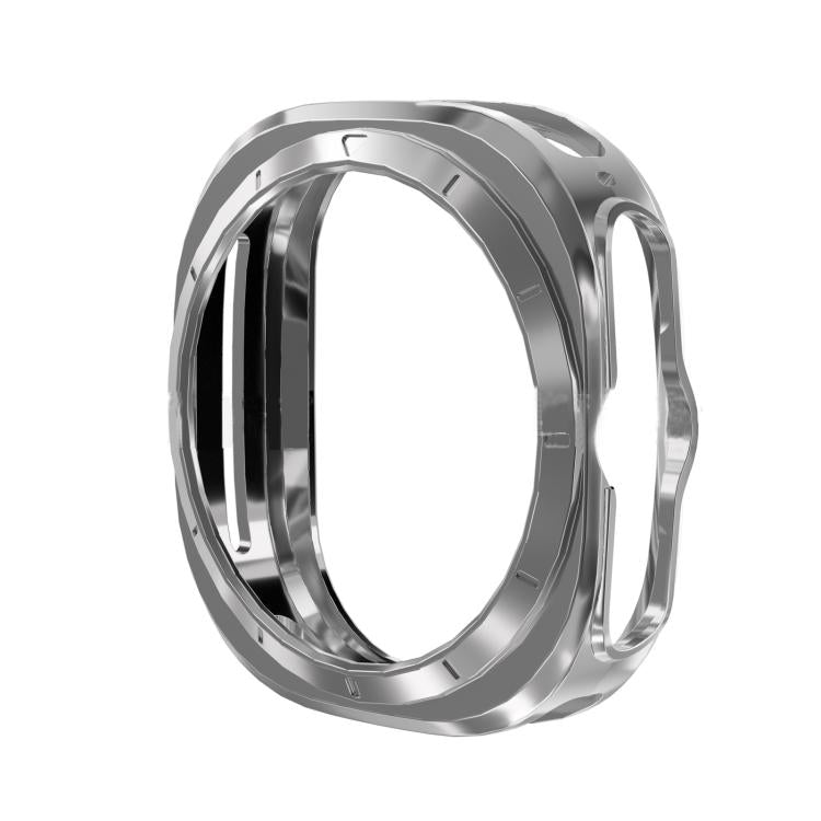 Capa protetora para relógio TPU eletroplatinada de cobertura total, para Samsung Galaxy Watch 7 44mm, para Samsung Galaxy Watch 7 40mm, para Samsung Galaxy Watch Ultra 47mm / Ultra 2025