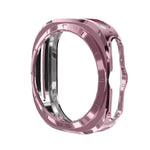 Capa protetora para relógio TPU eletroplatinada de cobertura total, para Samsung Galaxy Watch 7 44mm, para Samsung Galaxy Watch 7 40mm, para Samsung Galaxy Watch Ultra 47mm / Ultra 2025