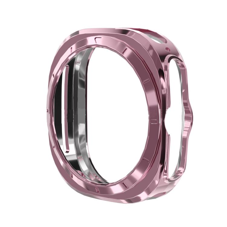 Capa protetora para relógio TPU eletroplatinada de cobertura total, para Samsung Galaxy Watch 7 44mm, para Samsung Galaxy Watch 7 40mm, para Samsung Galaxy Watch Ultra 47mm / Ultra 2025