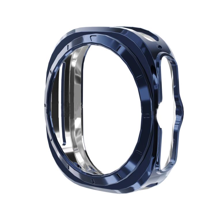 Capa protetora para relógio TPU eletroplatinada de cobertura total, para Samsung Galaxy Watch 7 44mm, para Samsung Galaxy Watch 7 40mm, para Samsung Galaxy Watch Ultra 47mm / Ultra 2025