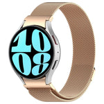 Bracelete de Relógio em Aço Inoxidável Magnético de Liberação Rápida Milan, Para Samsung Galaxy Watch FE 40mm, Para Samsung Galaxy Watch 7 40 / 44mm