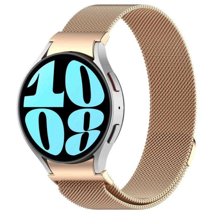 Bracelete de Relógio em Aço Inoxidável Magnético de Liberação Rápida Milan, Para Samsung Galaxy Watch FE 40mm, Para Samsung Galaxy Watch 7 40 / 44mm