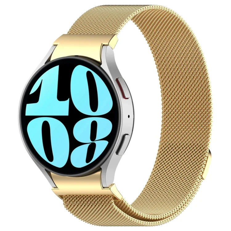 Bracelete de Relógio em Aço Inoxidável Magnético de Liberação Rápida Milan, Para Samsung Galaxy Watch FE 40mm, Para Samsung Galaxy Watch 7 40 / 44mm