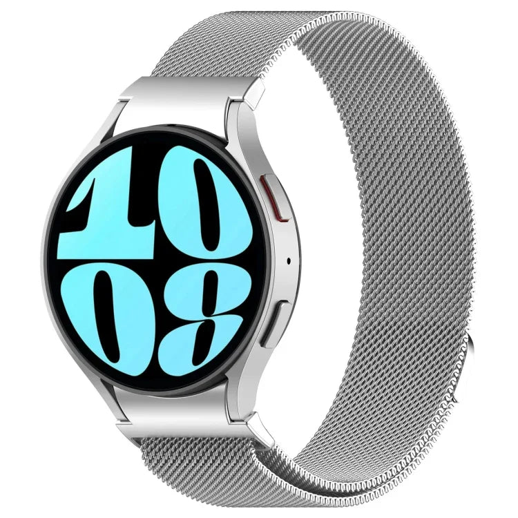 Bracelete de Relógio em Aço Inoxidável Magnético de Liberação Rápida Milan, Para Samsung Galaxy Watch FE 40mm, Para Samsung Galaxy Watch 7 40 / 44mm