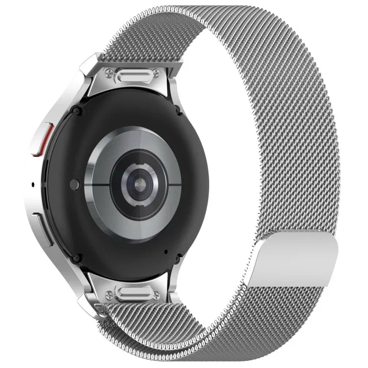 Bracelete de Relógio em Aço Inoxidável Magnético de Liberação Rápida Milan, Para Samsung Galaxy Watch FE 40mm, Para Samsung Galaxy Watch 7 40 / 44mm