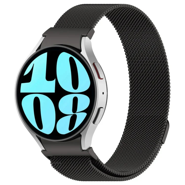 Bracelete de Relógio em Aço Inoxidável Magnético de Liberação Rápida Milan, Para Samsung Galaxy Watch FE 40mm, Para Samsung Galaxy Watch 7 40 / 44mm
