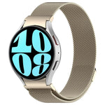 Bracelete de Relógio em Aço Inoxidável Magnético de Liberação Rápida Milan, Para Samsung Galaxy Watch FE 40mm, Para Samsung Galaxy Watch 7 40 / 44mm